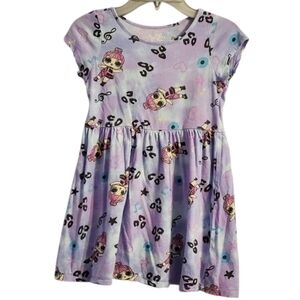 L.O.L. Surprise Girls Casual Summer Cotton Dress M 7/8